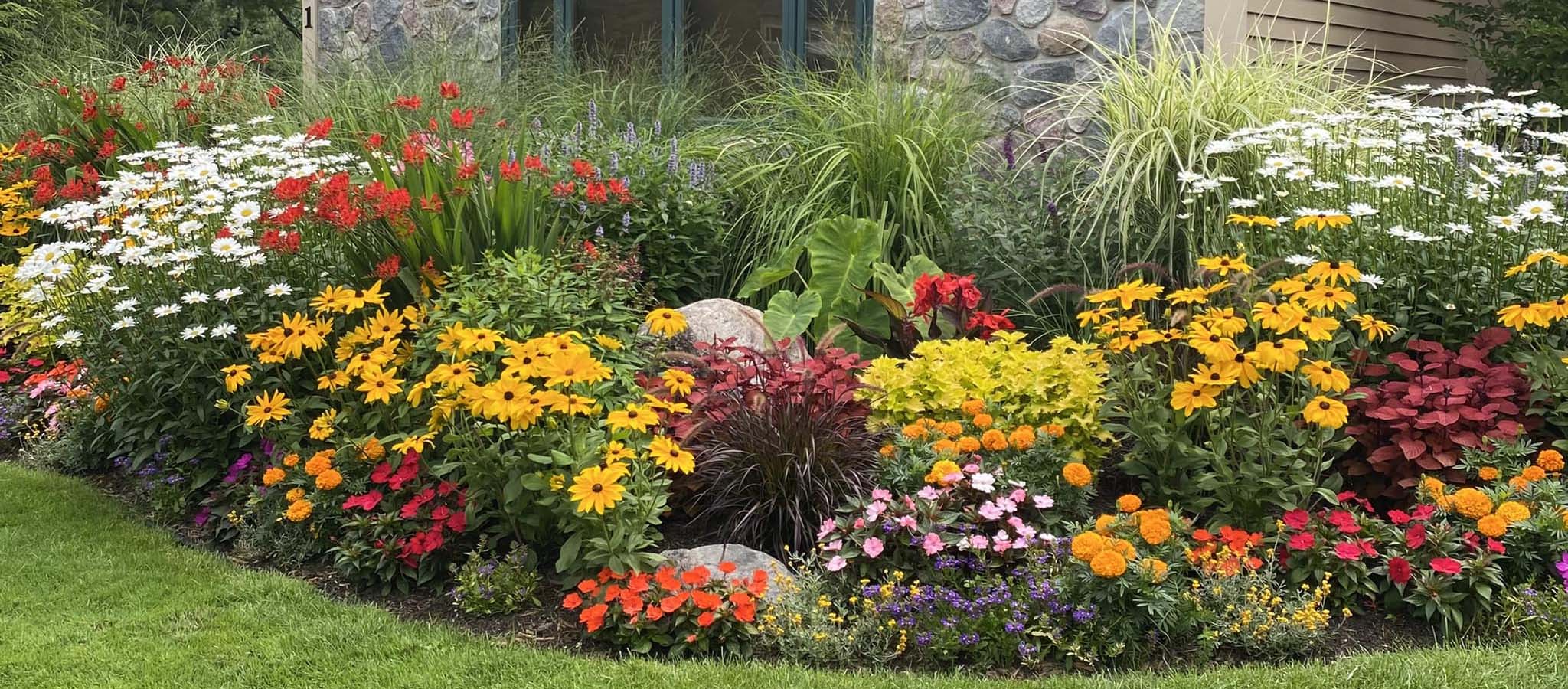 Pollys Planting Plucking Harbor Springs Michigan Flowers